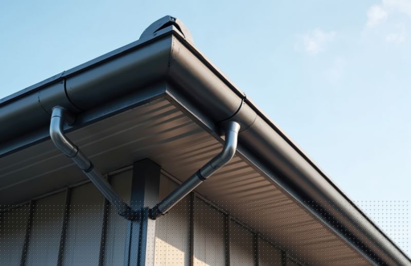 Galvanized Gutter Installation